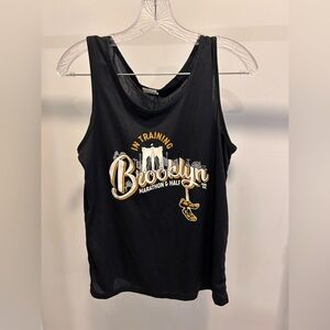 Brooklyn Marathon Black Tank Top